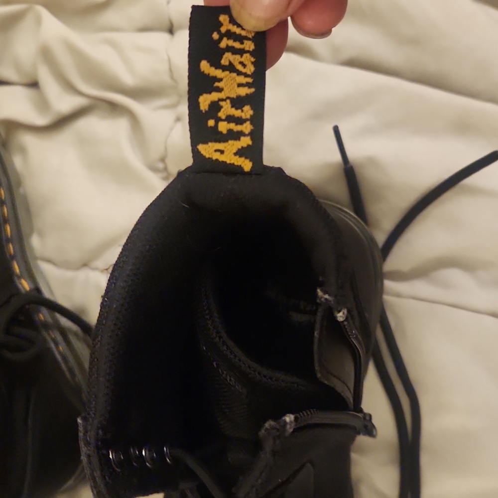Dr. Martens Black Men's Combat Boots - Picture 7 of 7